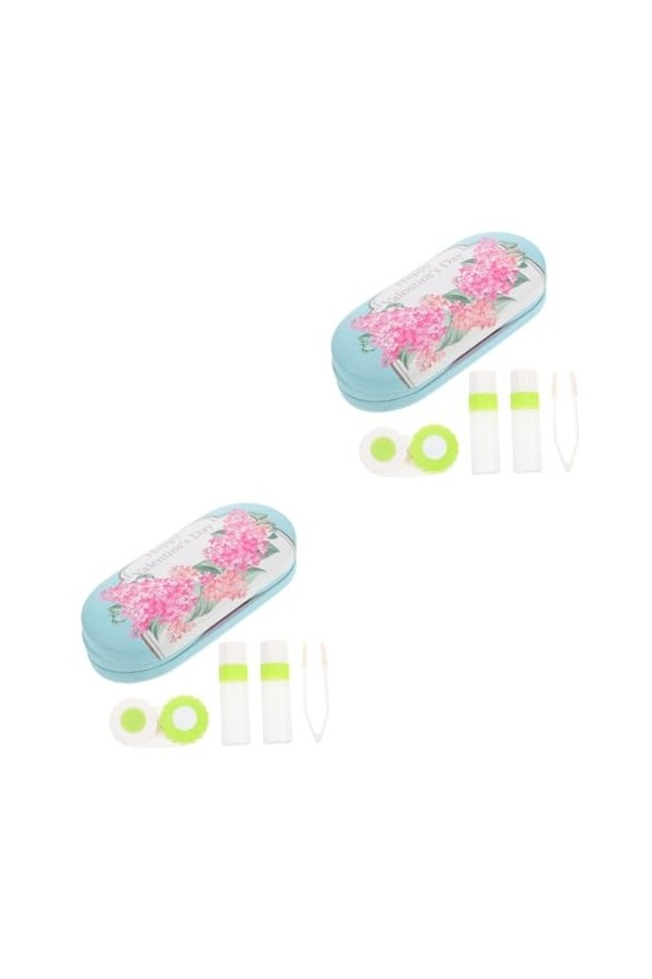 LALAFINA 1 Ensemble Étui À Lunettes Double Couche Étui À Lunettes Portable - Fournitures DÉtui Étui À Lunettes 2 En 1 Lunett