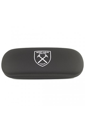 West Ham United Glasses Hard Protective Case for Men Or Women Étuis à Lunettes Mixte Adulte, Noir
