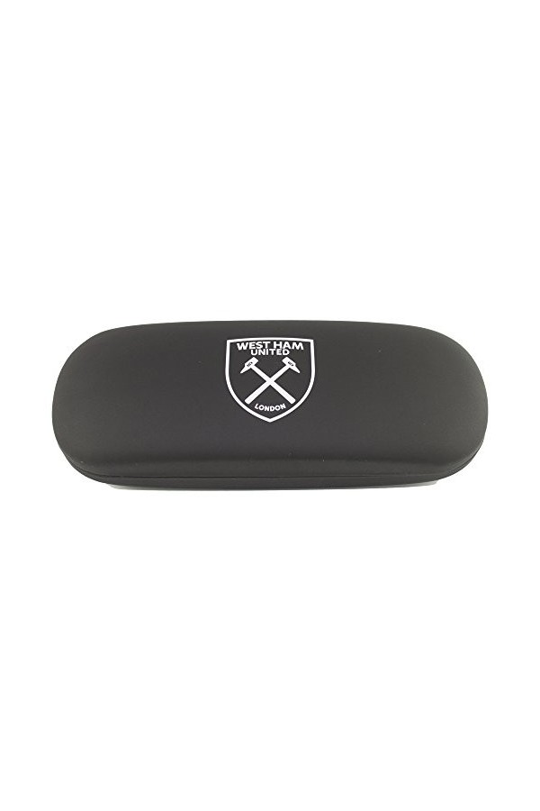 West Ham United Glasses Hard Protective Case for Men Or Women Étuis à Lunettes Mixte Adulte, Noir
