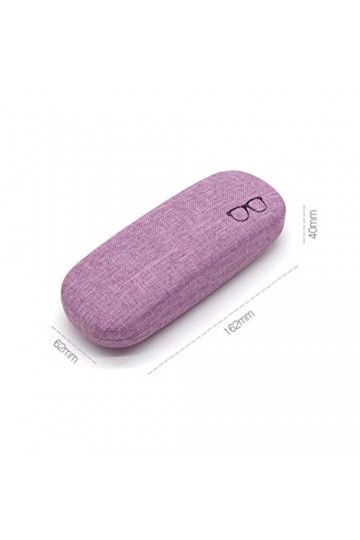 Beaupretty étui à lunettes coquille dure tissu portable grand étui à lunettes de soleil avec chiffon de nettoyage 4set coule