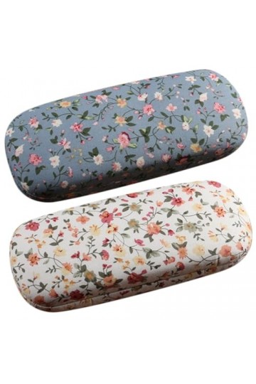 ABOOFAN Étui À Lunettes Étui À Lunettes À Coque Rigide Étui À Lunettes Étui À Lunettes Fleur Tissu Couvert Boîte À Lunettes P