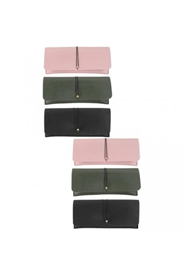 VILLCASE 6 Pièces Étui à Lunettes Organisateur De Lunettes Montures De Lunettes Claires Lunettes De Sport Verres Transparents