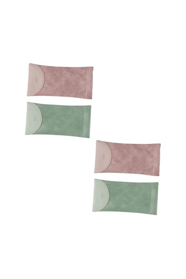 SOIMISS 4 Pcs Lunettes De Soleil Sac Pu Lunettes Sac Lunettes De Soleil Pochette Pu À Lunettes Voyage À Lunettes Voyage Sac D