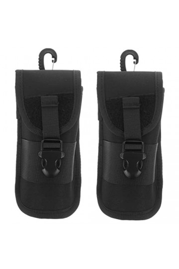 CLISPEED 2 Pièces Étui à Lunettes De Soleil Suspendu à La Taille Étui Lunettes Étui à Lunettes Portable Porte-lunettes Dexté