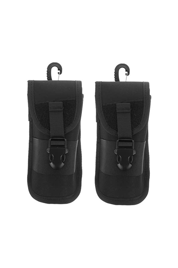 CLISPEED 2 Pièces Étui à Lunettes De Soleil Suspendu à La Taille Étui Lunettes Étui à Lunettes Portable Porte-lunettes Dexté