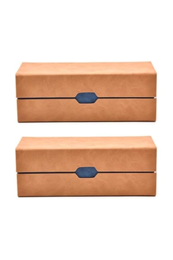 Étui à lunettes, étui à lunettes de soleil, boîte de rangement for lunettes double couche, boîte de protection for lunettes d