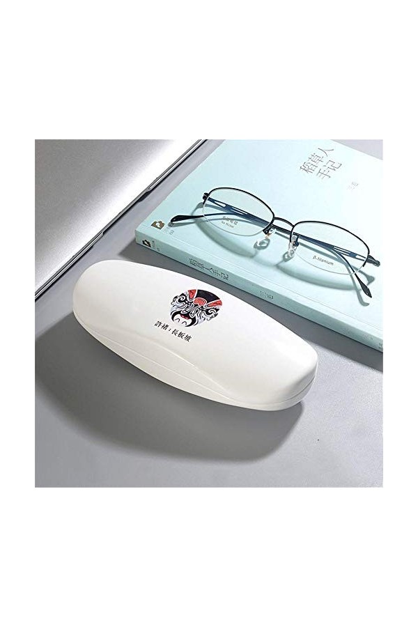 QLSGFBDIM Étui à crayons étui à lunettes Boîte à lunettes hommes et femmes style portable anti-pression personnalité littérai