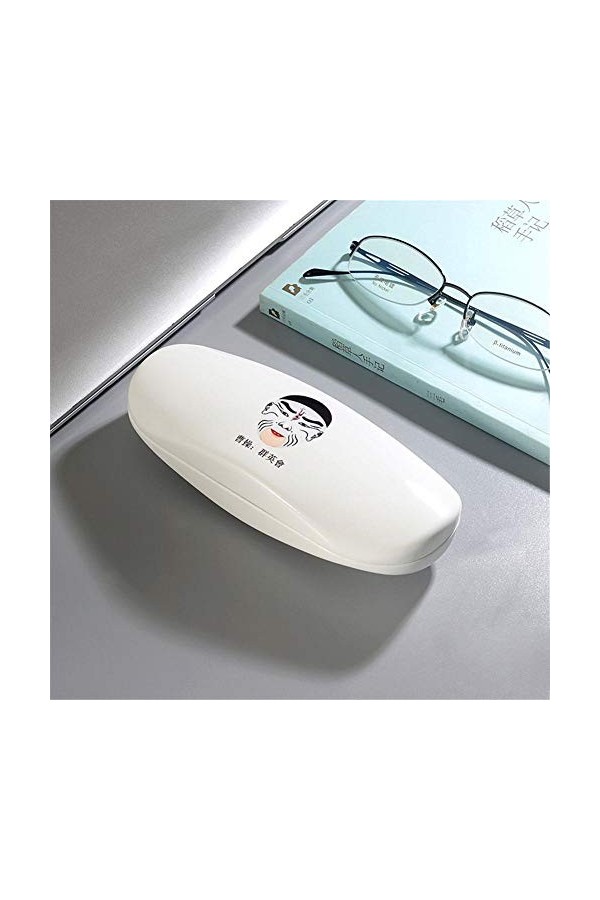 QLSGFBDIM Étui à crayons étui à lunettes Lunettes boîte hommes et femmes style portable anti-pression personnalité littéraire