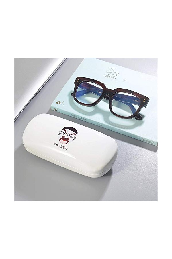 QLSGFBDIM Étui à crayons étui à lunettes Boîte à lunettes style homme et femme portable personnalité anti-pression littéraire