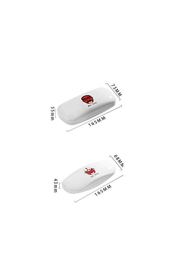 QLSGFBDIM Étui à crayons étui à lunettes Boîte à lunettes style homme et femme portable personnalité anti-pression littéraire