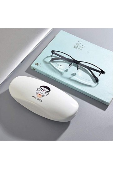 QLSGFBDIM Étui à crayons étui à lunettes Boîte à lunettes pour hommes et femmes style portable personnalité anti-pression étu