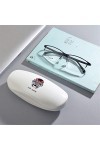 QLSGFBDIM Étui à crayons étui à lunettes Boîte à lunettes pour hommes et femmes style portable personnalité anti-pression étu