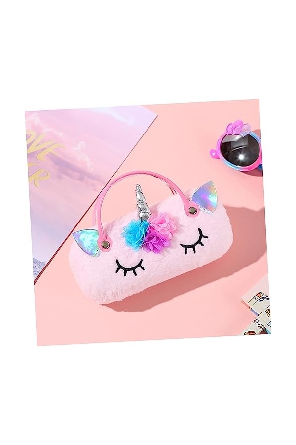 TOPPERFUN 2 Pièces à Lunettes Licorne à Lunettes Rigide Pochette à Lunettes Souple Pour Lunettes De Soleil Organisateur De Lu
