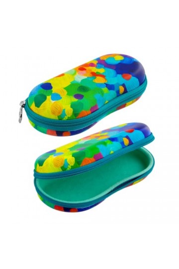 Pylones, Étui à lunettes rigide PVC - Voyage Palette 16 x 7,5 cm