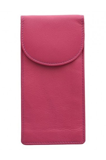 Mala Leather ODYSSEY Double Porte-étui à Lunettes 560_14 Fuchsia