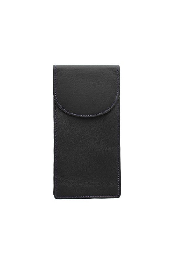 Mala Leather ODYSSEY Double Porte-étui à Lunettes 560_14 Fuchsia