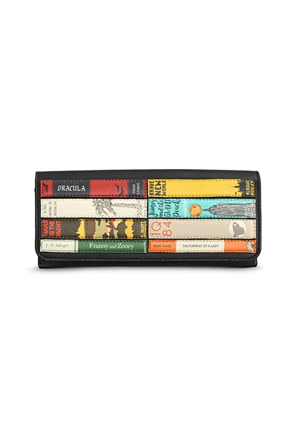 Yoshi Étui à lunettes en cuir véritable avec rabat pour lunettes de soleil Noir, Noir , taille unique