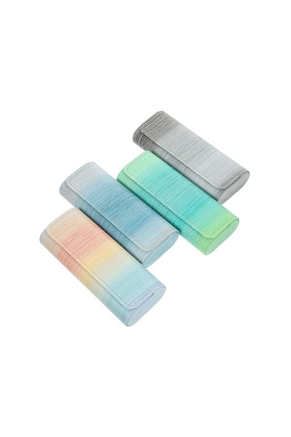 KOMBIUDA 4 Pièces À Lunettes Mince à Lunettes De Soleil De Voyage Boîte à Lunettes De Soleil Protecteur De Lunettes Porte-lun