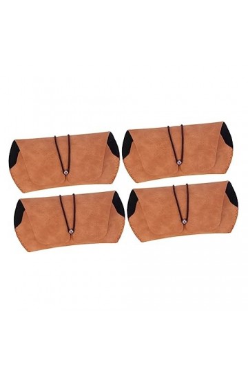 SOIMISS 4 Pcs Boîte De Rangement De Lunettes De Soleil Lunettes De Soleil Mâles Brassards En Cuir Nuances Pour Hommes À Lunet