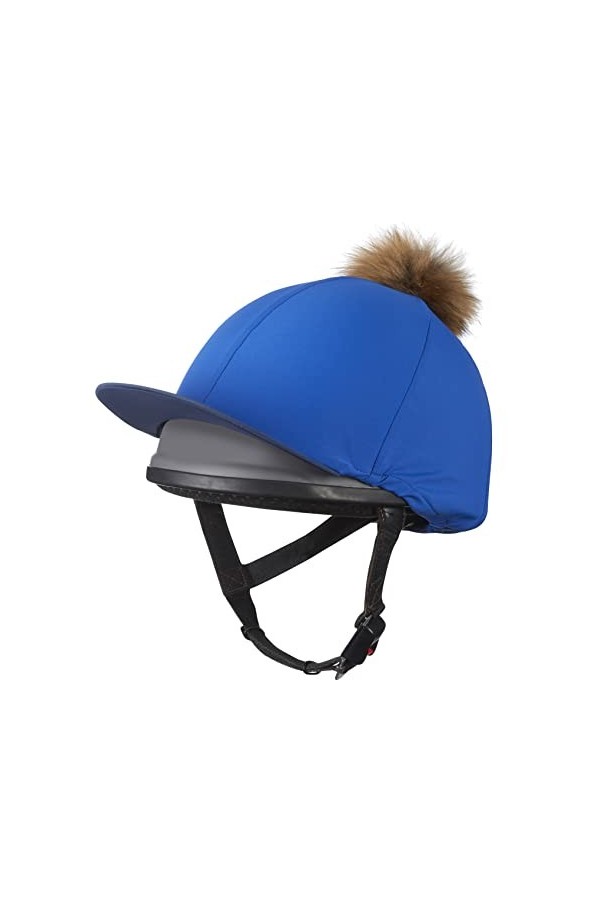 LeMieux Chapeau à Pompon en Soie pour Femme Bleu Benetton Taille Unique