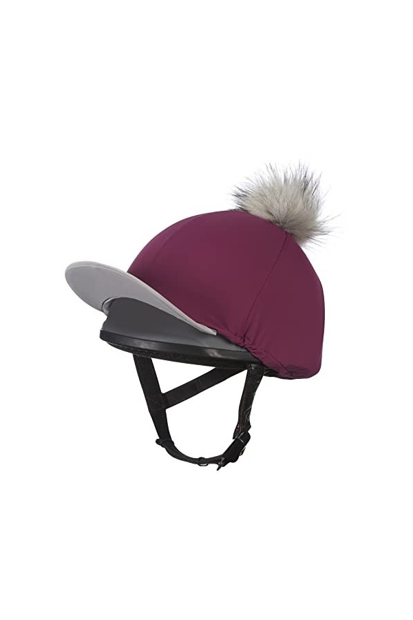 LeMieux Chapeau à Pompon en Soie pour Femme Bleu Benetton Taille Unique