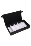 Cabilock Étui à Lunettes Multi Grille Bijoux De Lunettes De Soleil Organisateur De Bijoux Portable Organisateur De Lunettes P