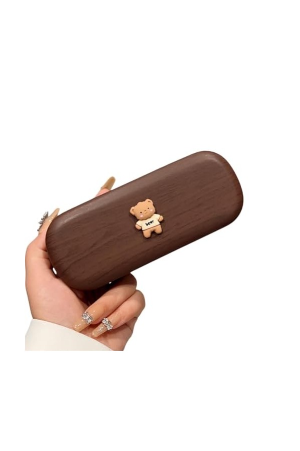 AGALUS Boîte à lunettes Étui À Lunettes À Monture Mignonne, Boîte De Rangement De Lunettes De Soleil Et De Lunettes De Soleil