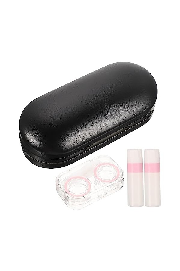 Healeved 1 Jeu Étui à Lunettes Double Couche Étui à Lunettes Rigide Porte-lunettes Boîte à Lunettes Conteneur De Lunettes Sto