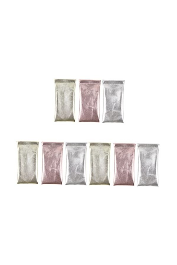 FRCOLOR 9 Pièces Lunettes De Soleil Tendance Pour Femmes Étui à Lunettes De Soleil Portable Étui De Transport Pour Lunettes É