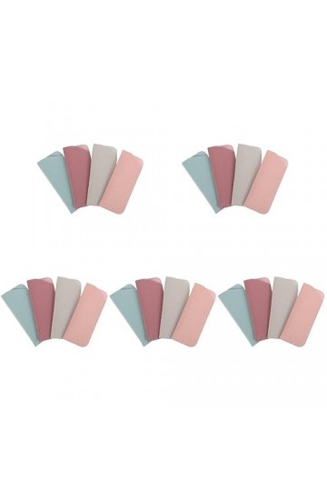 VALICLUD 20 Pièces Sacs De Rangement Pour Lunettes Lunettes Souples Étui À Lunettes En Cuir Pu Pour Lunettes Et Lunettes De S