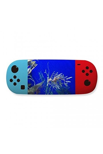 Ocean Deep Water Hippocampe Boîte de rangement pour lunettes de jeu créatif Bleu