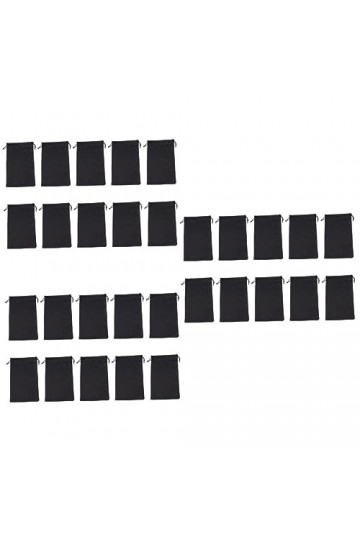 BESPORTBLE 75 Pièces Poche à Cordon Pour Lunettes De Soleil Manchon De Lunettes De Soleil Organisateur Dinsert Fourre-tout D