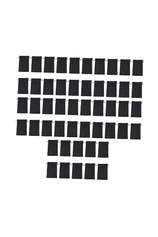 BESPORTBLE 75 Pièces Poche à Cordon Pour Lunettes De Soleil Manchon De Lunettes De Soleil Organisateur Dinsert Fourre-tout D