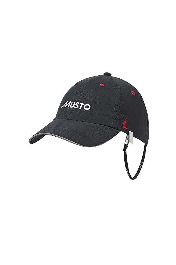 Musto Essential Fast Dry Crew Casquette, 991 Noir, Taille Unique Mixte