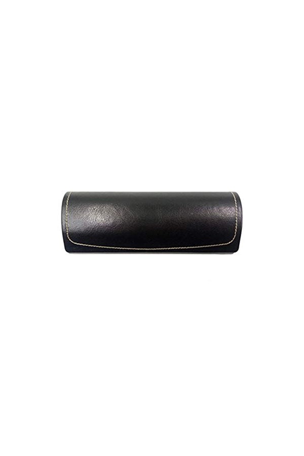 YYJHWECK Trousse à lunettes Trousse à lunettes en cuir chaud pour les hommes Étui à lunettes rigide pour cadre rigide pour fe