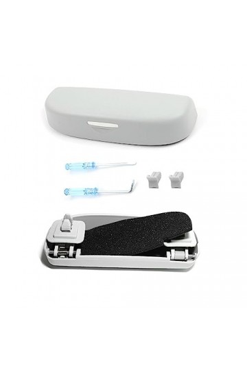 GAFAT J-eep Compass 2017-2022 2023 Étui à Lunettes de Rangement pour Lunettes de Soleil, Compass 4xe My21 My22 Organisateur 