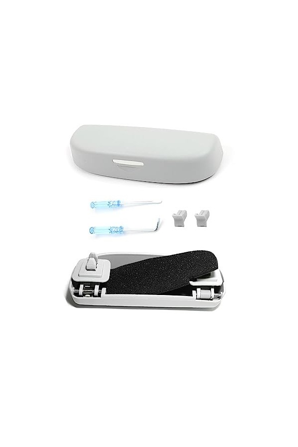 GAFAT J-eep Compass 2017-2022 2023 Étui à Lunettes de Rangement pour Lunettes de Soleil, Compass 4xe My21 My22 Organisateur 