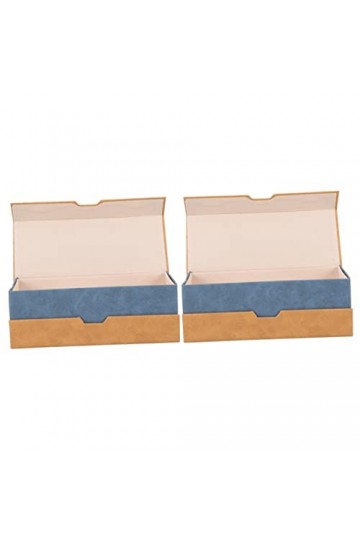 Lurrose 2 Pièces Étui à Lunettes à Double Usage Étuis à Lentilles De Contact Valises De Voyage Lentilles De Contact Colorées 