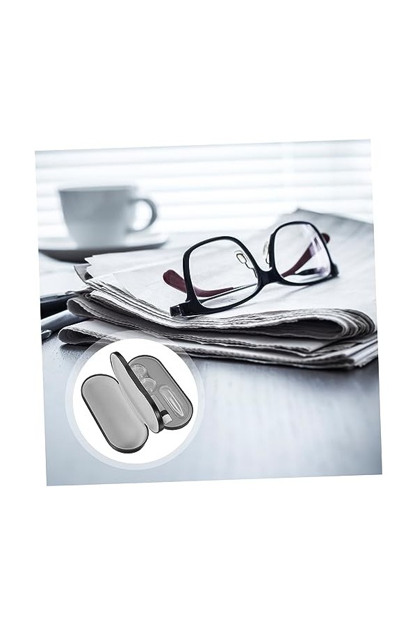 ULTECHNOVO 1 Ensemble Étui À Lunettes Double Couche Lunettes DExtérieur Colorées Étui Organisateur De Lunettes De Soleil Pro