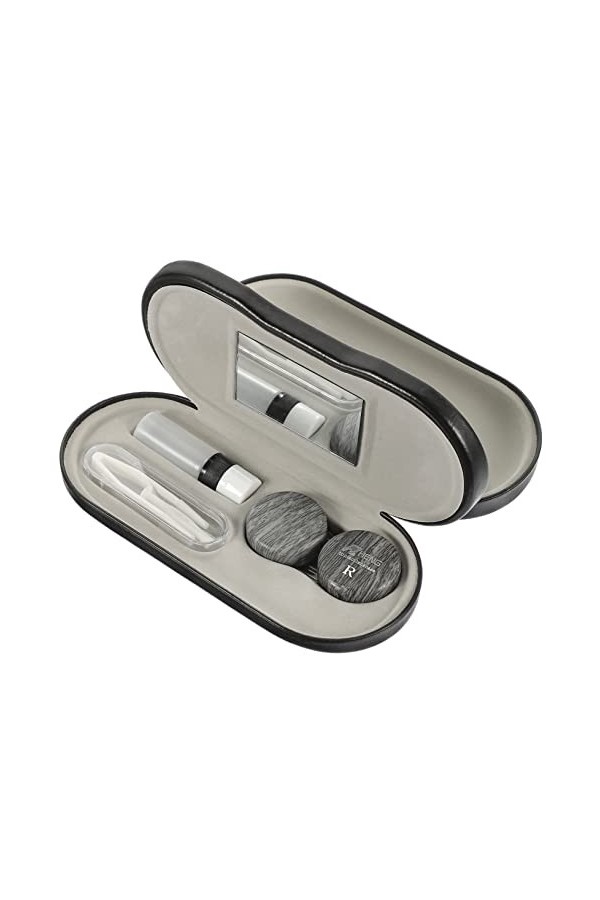 DIKACA 1 Ensemble Étui À Lunettes À Double Usage Étui À Lunettes Double Couche Voyage Deux En Un Étui À Lunettes Contact Kit 