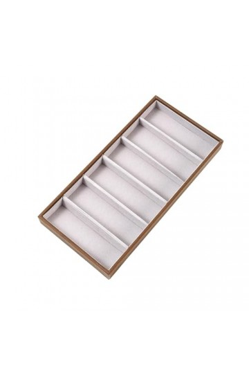 Milageto Plateau à lunettes, organisateur de rangement de lunettes, plateau dexposition de lunettes, plateau daffichage pou