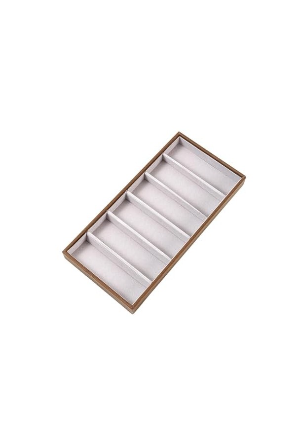 Milageto Plateau à lunettes, organisateur de rangement de lunettes, plateau dexposition de lunettes, plateau daffichage pou