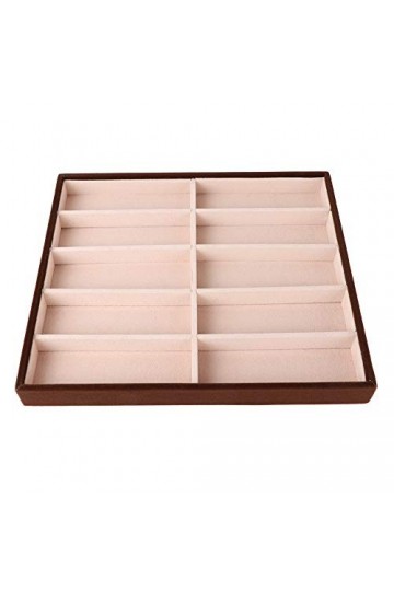 Cryfokt Boîte à Lunettes de Soleil, Boîte à Lunettes Moderne pour Organisateur de Lunettes, 10 Grilles écologiques pour Affic