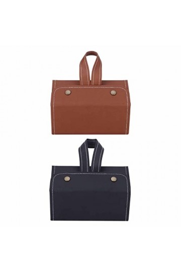 Yousiliang Étui De Rangement Pour Lunettes En Cuir, Organisateur De Lunettes De Soleil De Voyage à 5 Emplacements, Boîte De R