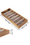 Kurtzy Boite a Lunette de Soleil en Bois - Rangement Lunette avec 7 Compartiments pour 7 Lunettes - 7 Emplacements pour Lunet