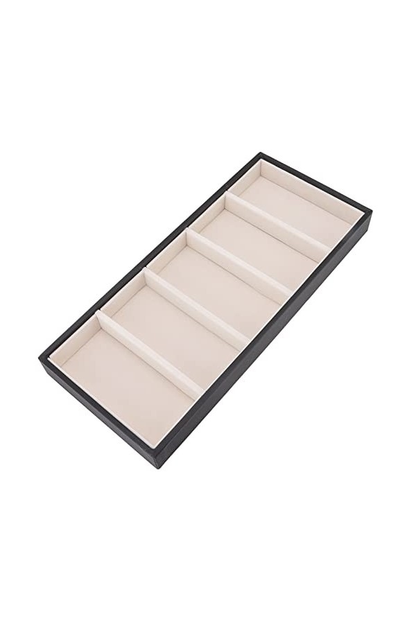 CHICIRIS Organiseur de Lunettes de Soleil, 5 Fentes pour Lunettes de Soleil en Cuir, Boîte de Rangement pour Lunettes, Platea