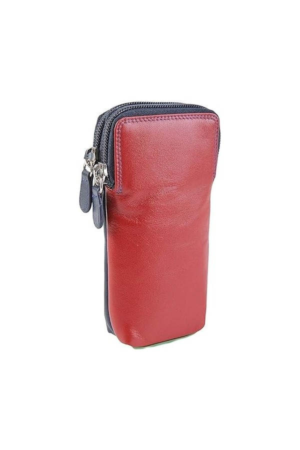 Golunski Étui à lunettes double en cuir souple graffiti 7-157, rose bonbon, taille unique