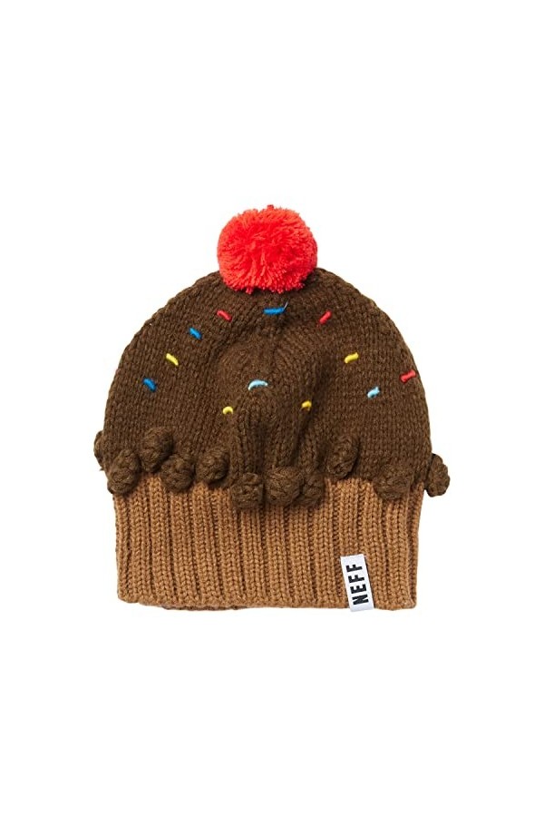 NEFF Bonnet pour Femme Cup Cake - Marron - Taille Unique