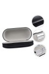 KALLORY Étui À Lunettes Double Couche Support De Rangement Résistant À LUsure - Étui Lunettes De Soleil Organisateur De Voya