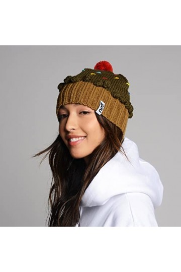 NEFF Bonnet pour Femme Cup Cake - Marron - Taille Unique